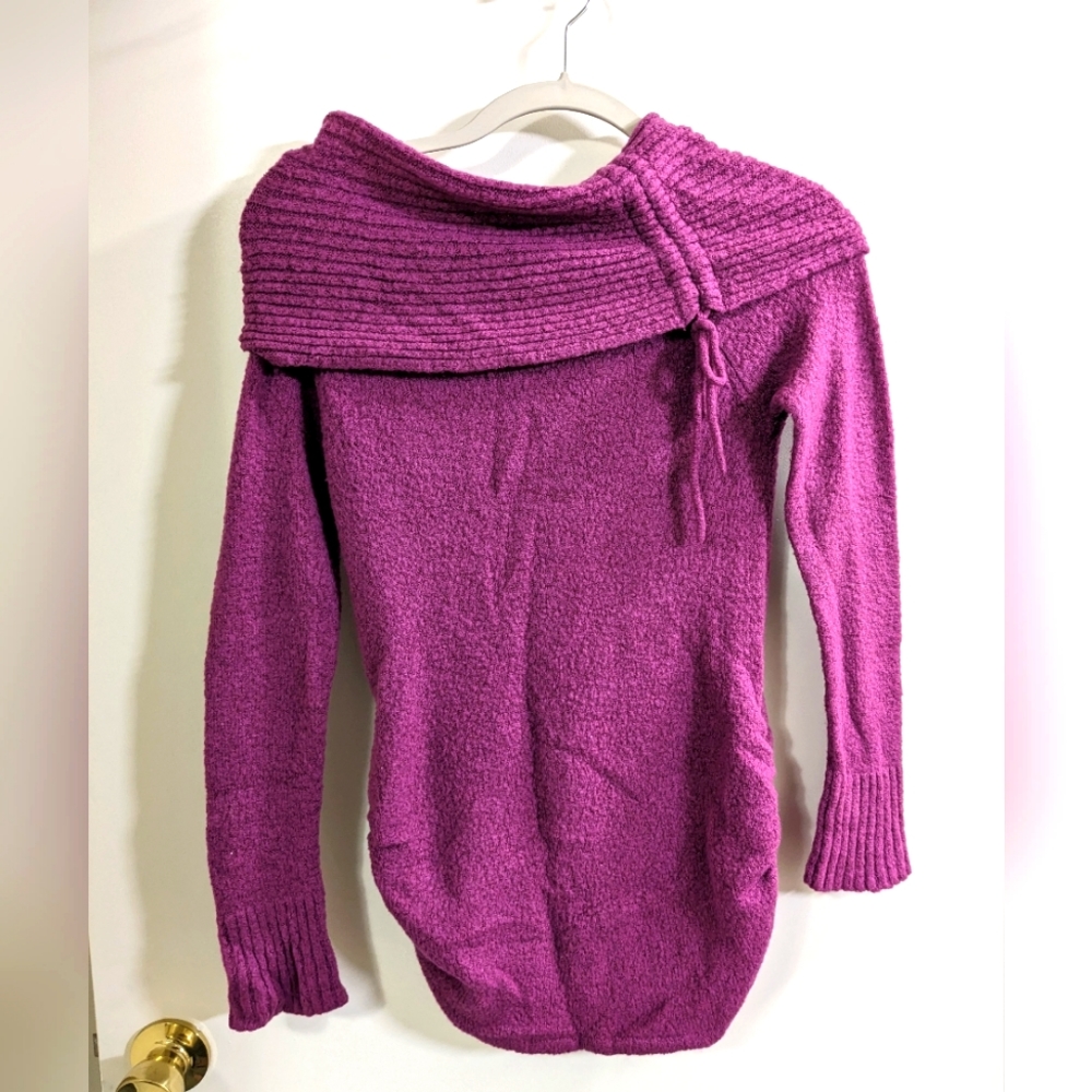 🌕 Sweater Project pink cowl neck tunic